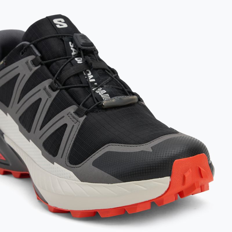 Кросівки для бігу чоловічі Salomon Speedcross Peak GTX black/castlerock/cherry tomato 7