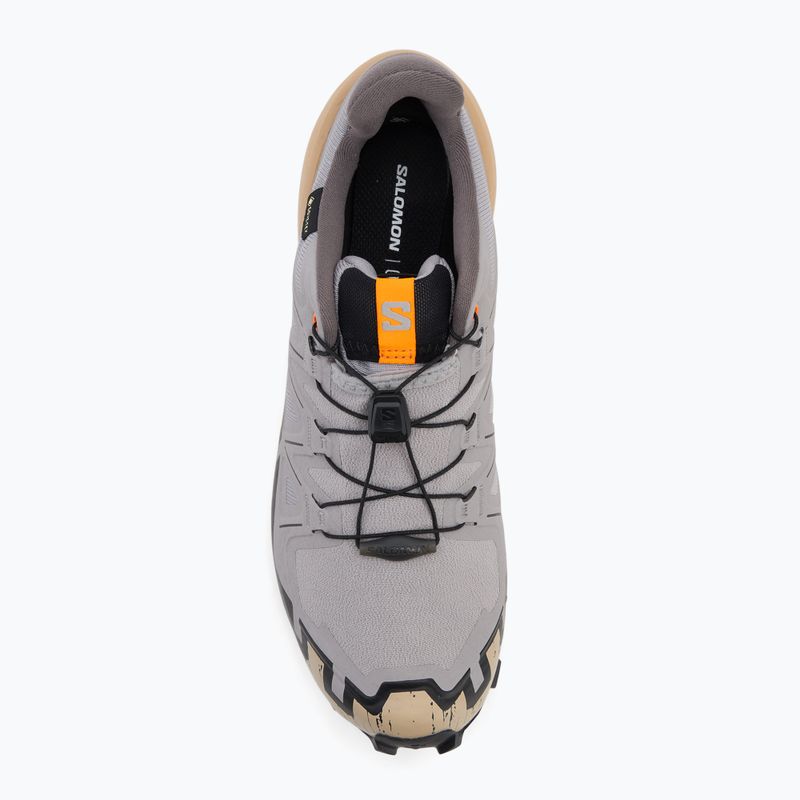 Кросівки для бігу чоловічі Salomon Speedcross 6 GTX gull/white pepper/black 5