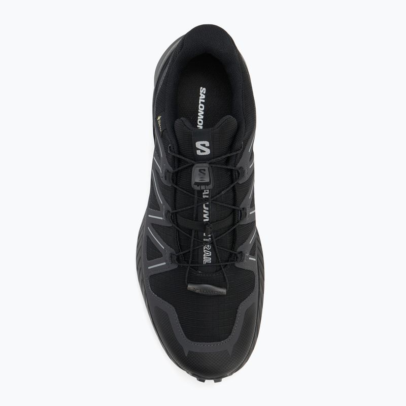 Кросівки для бігу чоловічі Salomon Speedcross Peak GTX black/black/asphalt 5