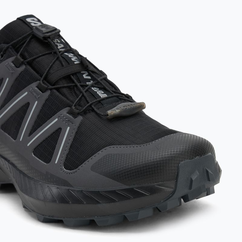 Кросівки для бігу чоловічі Salomon Speedcross Peak GTX black/black/asphalt 7