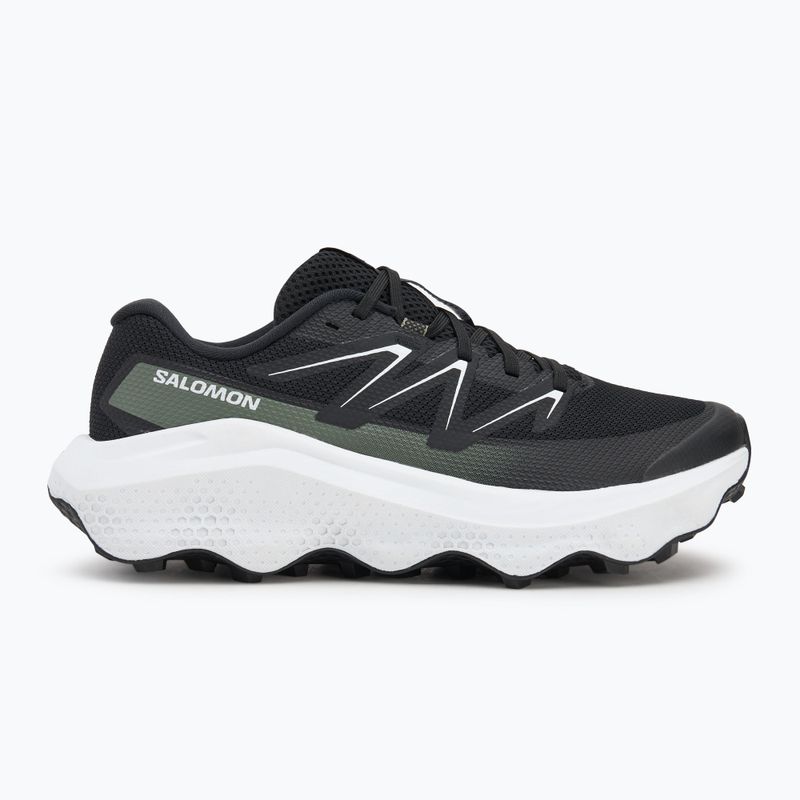 Кросівки для бігу чоловічі Salomon Ultra Flow 2 black/white/agave green 2