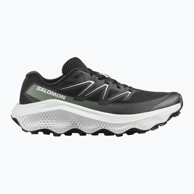 Кросівки для бігу чоловічі Salomon Ultra Flow 2 black/white/agave green 8