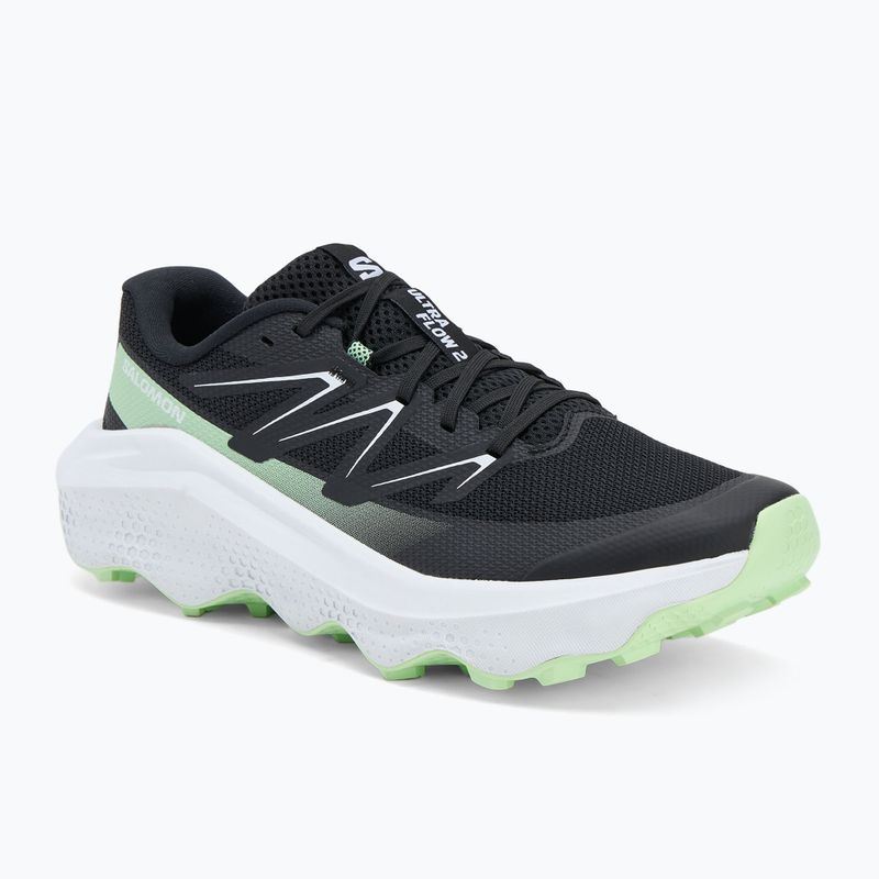 Кросівки для бігу чоловічі Salomon Ultra Flow 2 black/white/patina green