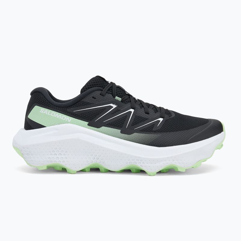 Кросівки для бігу чоловічі Salomon Ultra Flow 2 black/white/patina green 2
