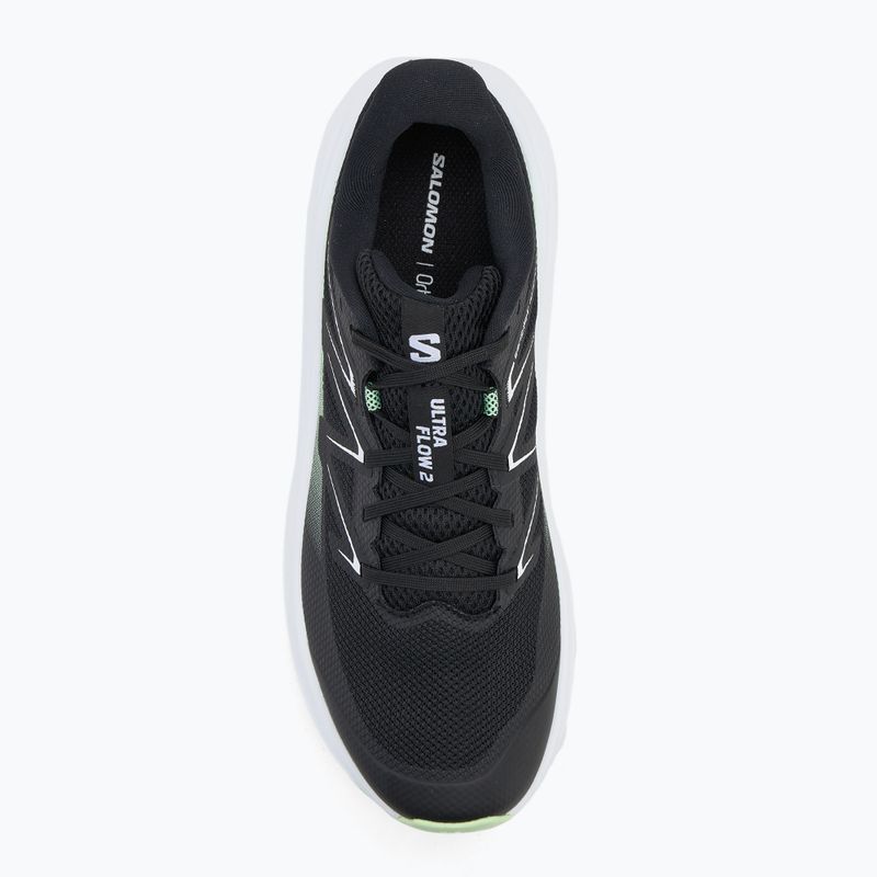 Кросівки для бігу чоловічі Salomon Ultra Flow 2 black/white/patina green 5