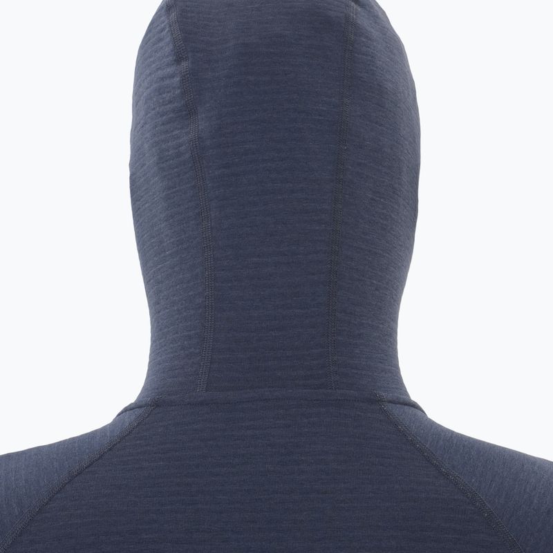 Кофта трекінгова чоловіча Salomon Essential Lightwarm Hoodie blue nights 3