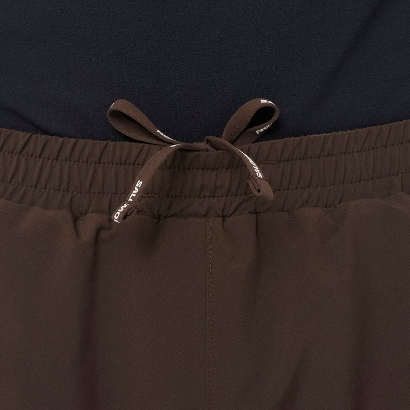 Шорти для бігу чоловічі Salomon Shakeout C 2IN1 7" coffee bean 2