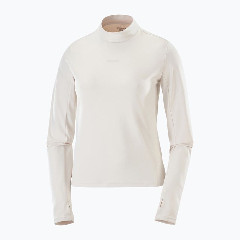 Лонгслів для бігу жіночий Salomon Bliss whisper white 3