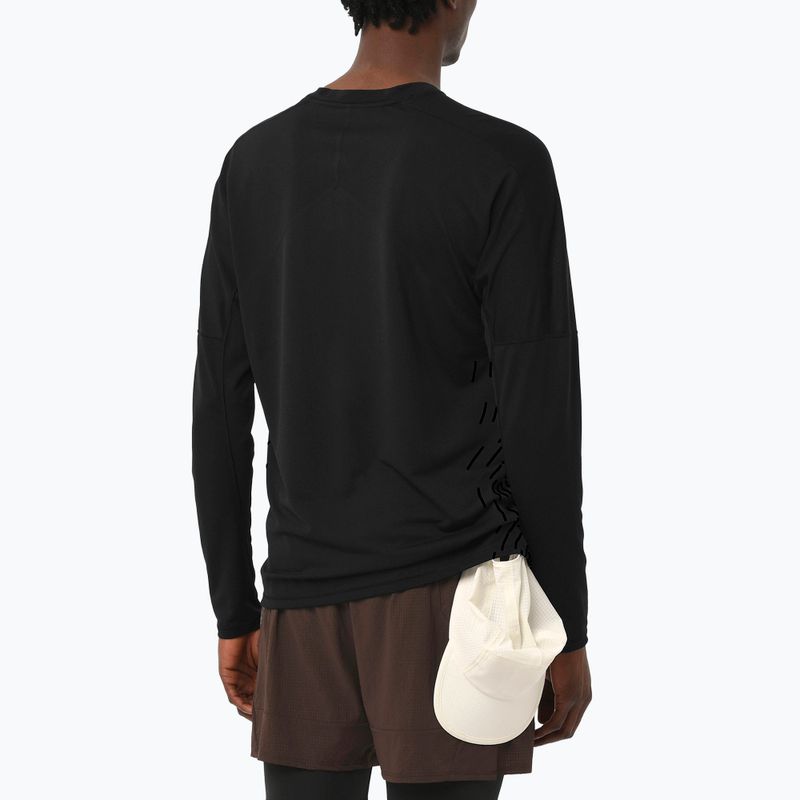 Лонгслів для бігу чоловічий Salomon Sense Aero GFX deep black 2