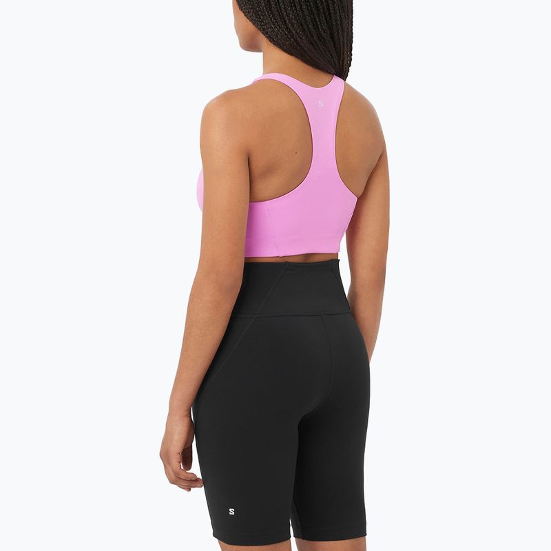 Бюстгальтер для тренувань Salomon Shakeout Core cyclamen 2