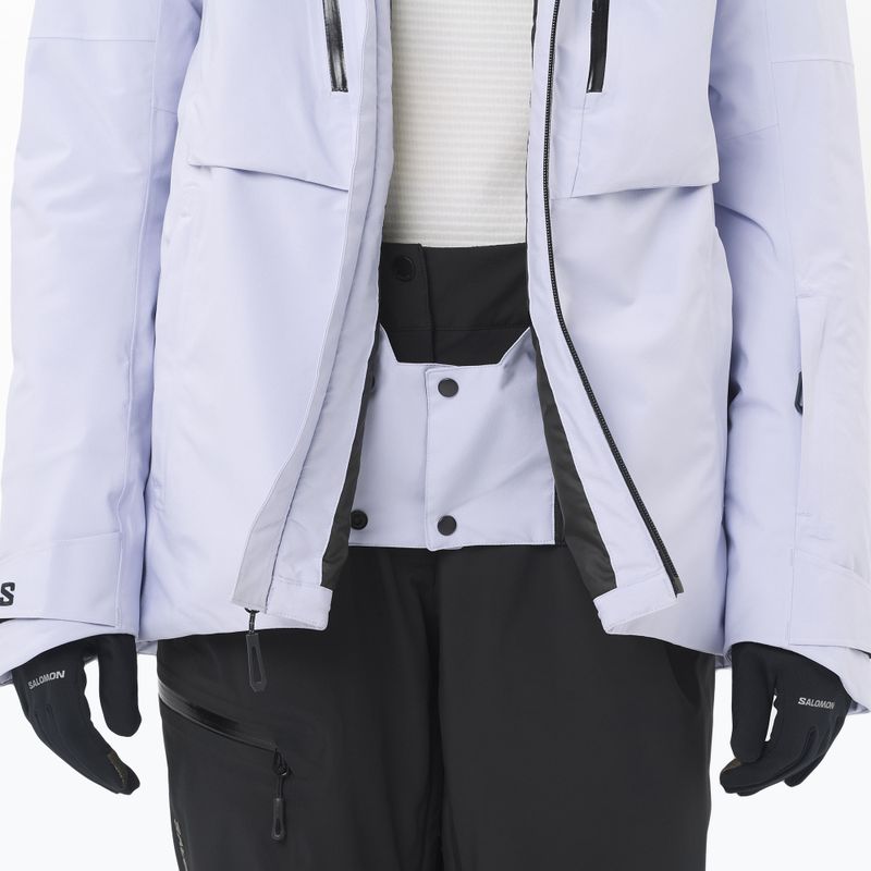 Куртка лижна жіноча Salomon Brilliant 2.0 cosmic sky 4