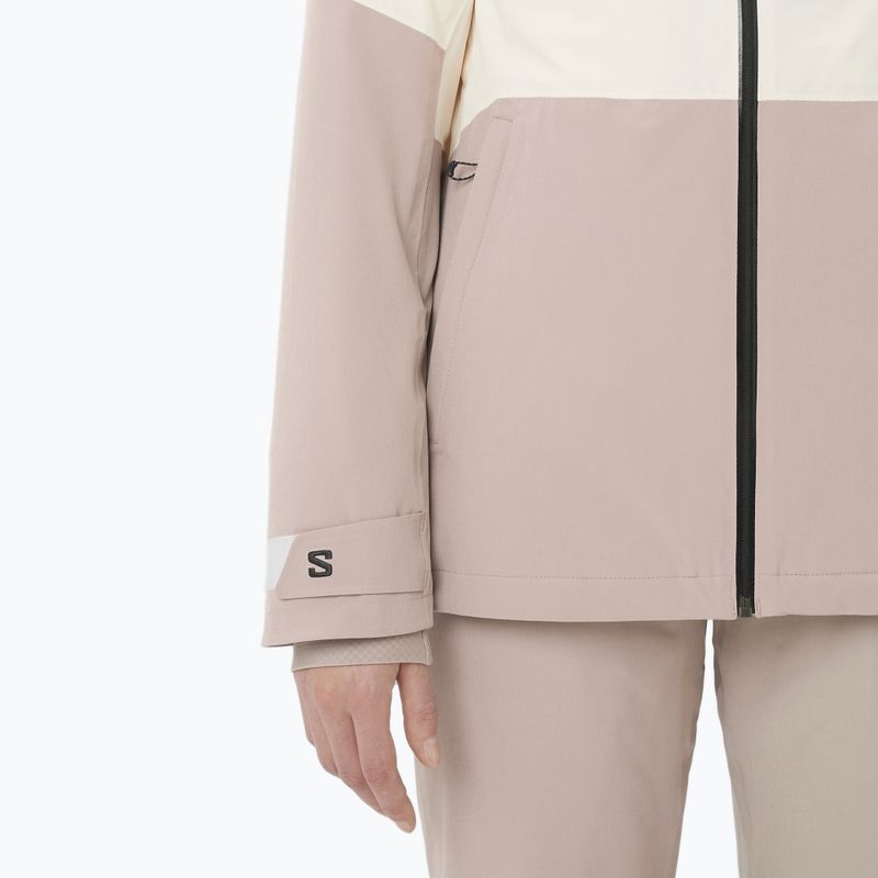 Куртка лижна жіноча Salomon Highland whisper white/etherea 4