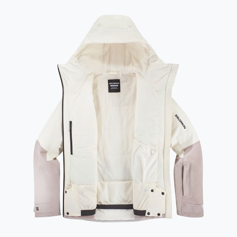 Куртка лижна жіноча Salomon Highland whisper white/etherea 8