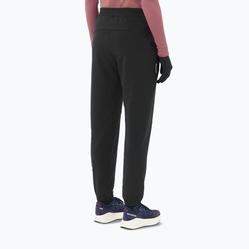 Штани для бігу жіночі Salomon Shakeout Hexaflow Pants deep black 3