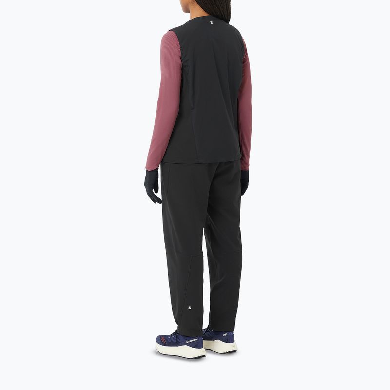 Штани для бігу жіночі Salomon Shakeout Hexaflow Pants deep black 4