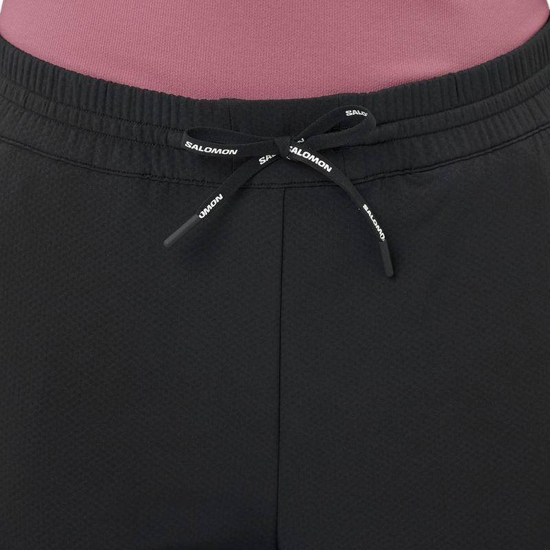 Штани для бігу жіночі Salomon Shakeout Hexaflow Pants deep black 5