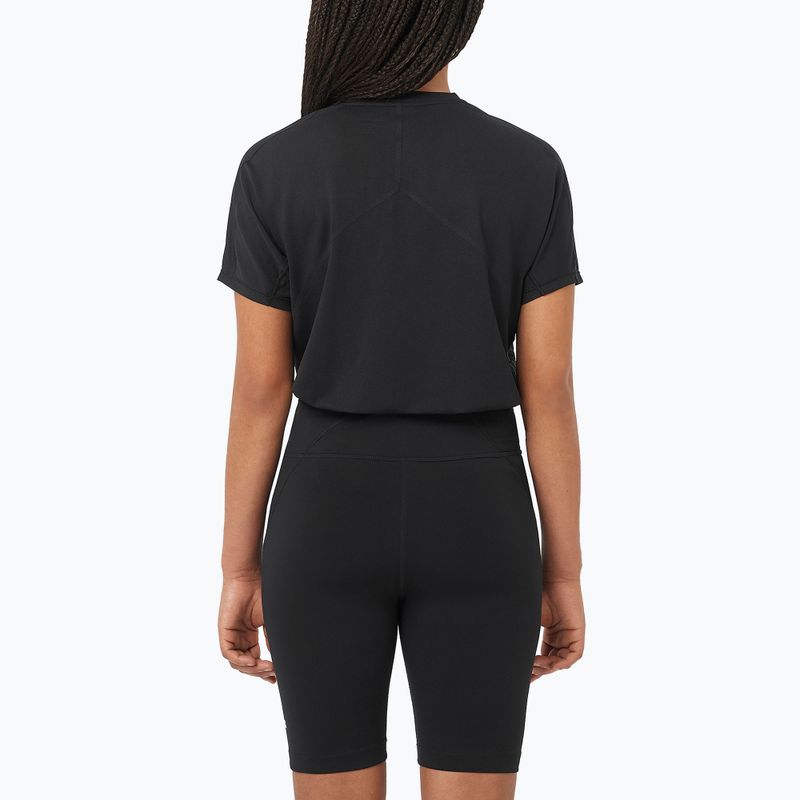 Футболка для бігу жіноча Salomon Sense Aero SS Tee GFX deep black 2