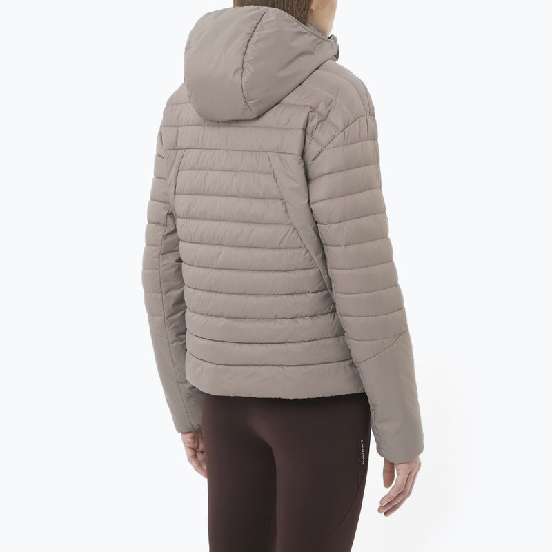 Куртка противітряна жіноча Salomon Reflex Hoodie iron 4