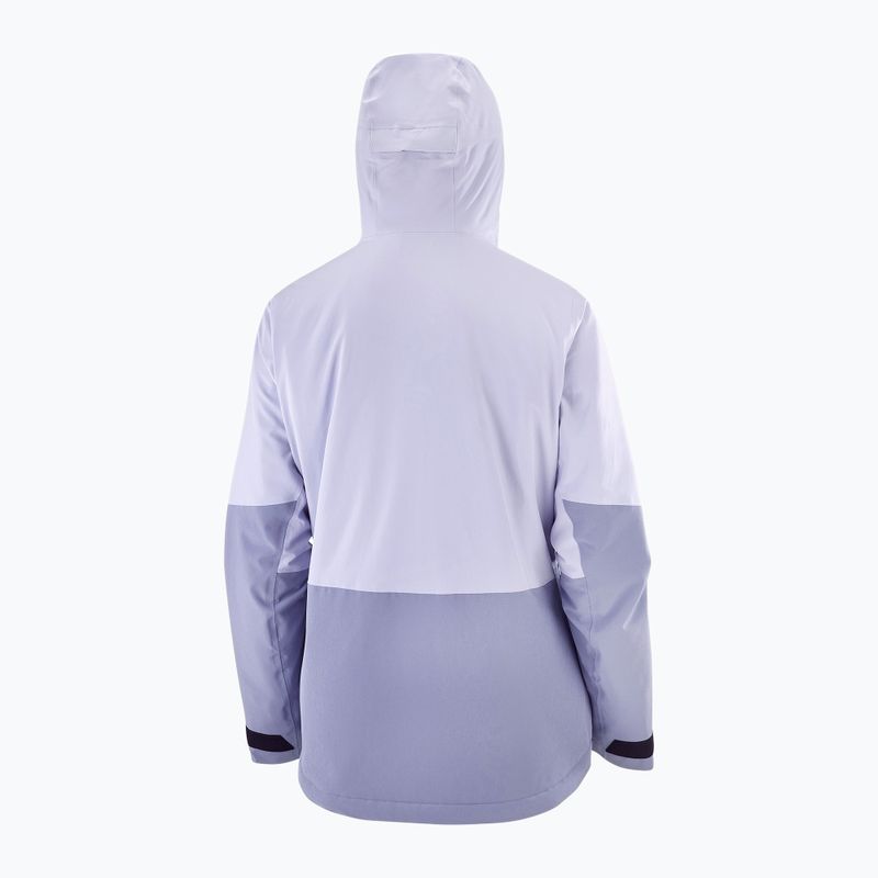 Куртка лижна жіноча Salomon Highland cosmic sky/blue granite 8