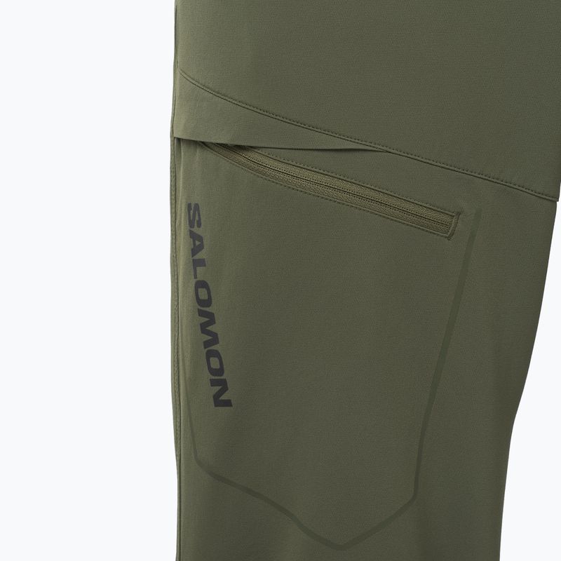 Штани трекінгові чоловічі Salomon Wayfarer Warm grape leaf 4