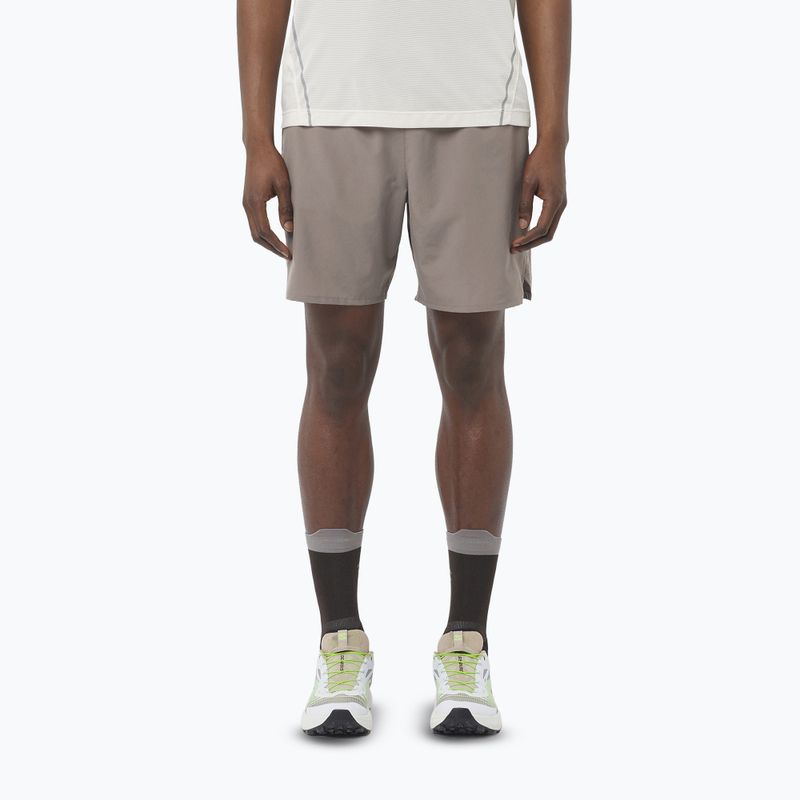 Шорти для бігу чоловічі Salomon Shakeout Stlr 7" iron