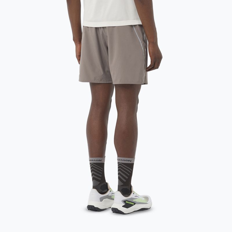 Шорти для бігу чоловічі Salomon Shakeout Stlr 7" iron 2