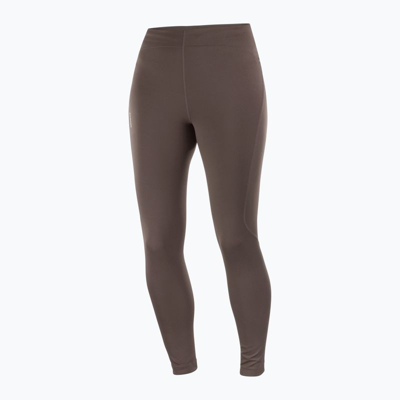 Легінси для бігу жіночі Salomon SHAKEout Core 28" coffee bean 3