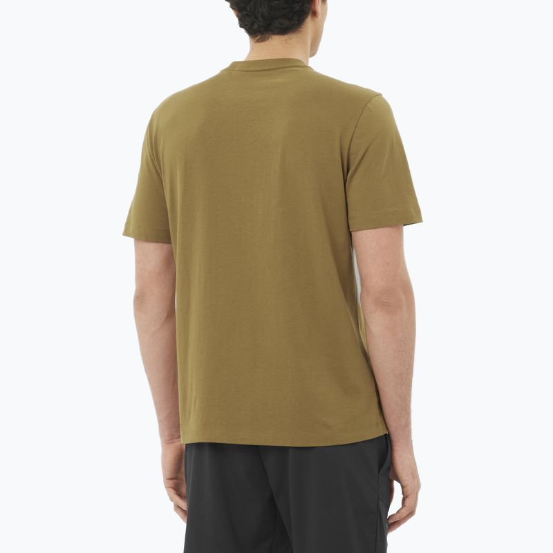 Футболка чоловіча Salomon Logo brilliant olive 2