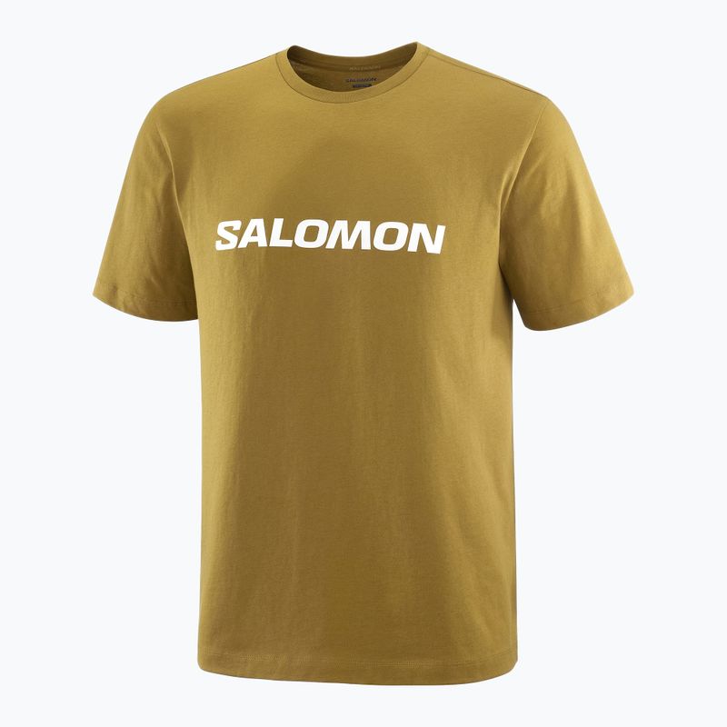 Футболка чоловіча Salomon Logo brilliant olive 3