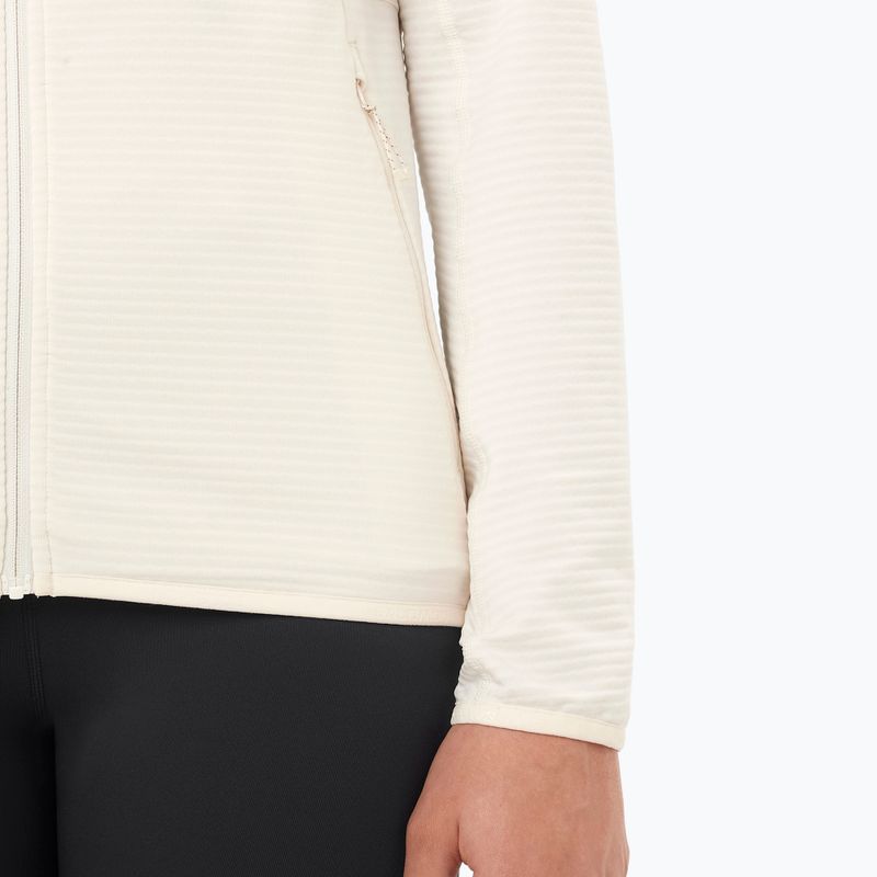 Кофта трекінгова жіноча Salomon Essential Lightwarm Full Zip whisper white 4