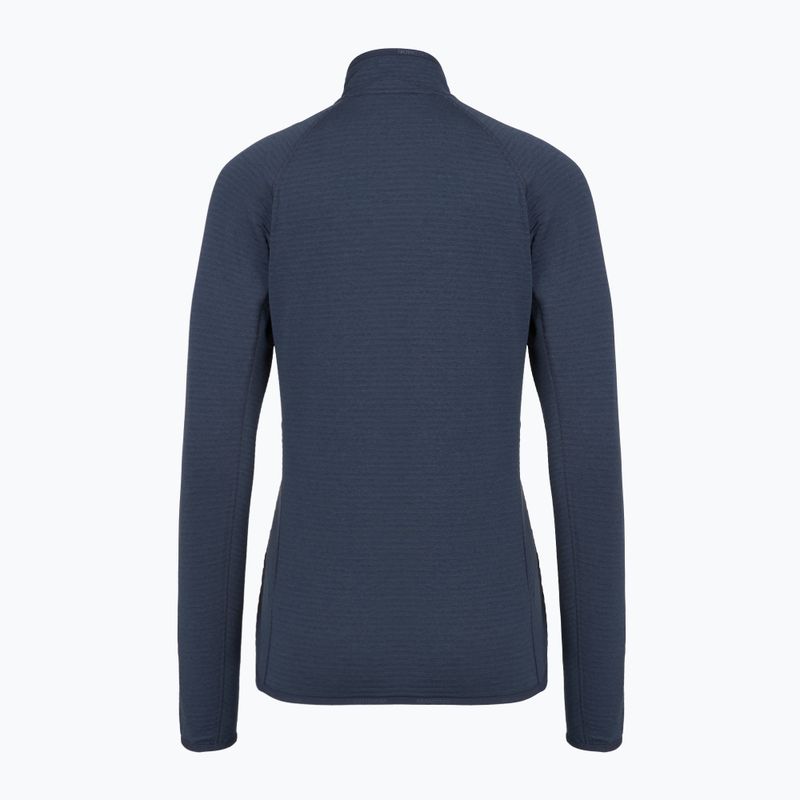 Кофта флісова жіноча Salomon Lightwarm Full Zip blue nights 6