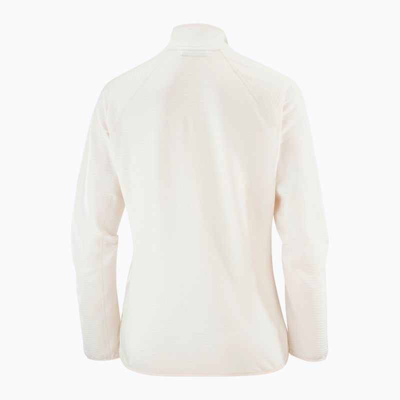 Кофта трекінгова жіноча Salomon Essential Lightwarm Half Zip whisper white 6