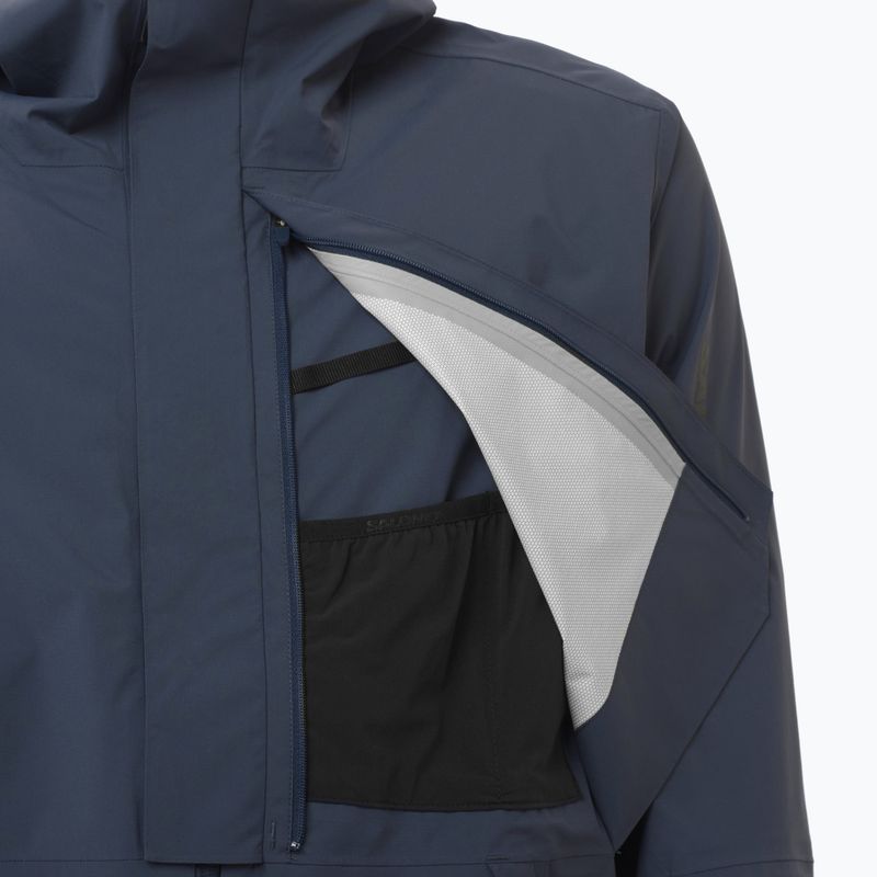 Куртка софтшел чоловіча Salomon Outherpath Pro 2.5 l blue nights 5
