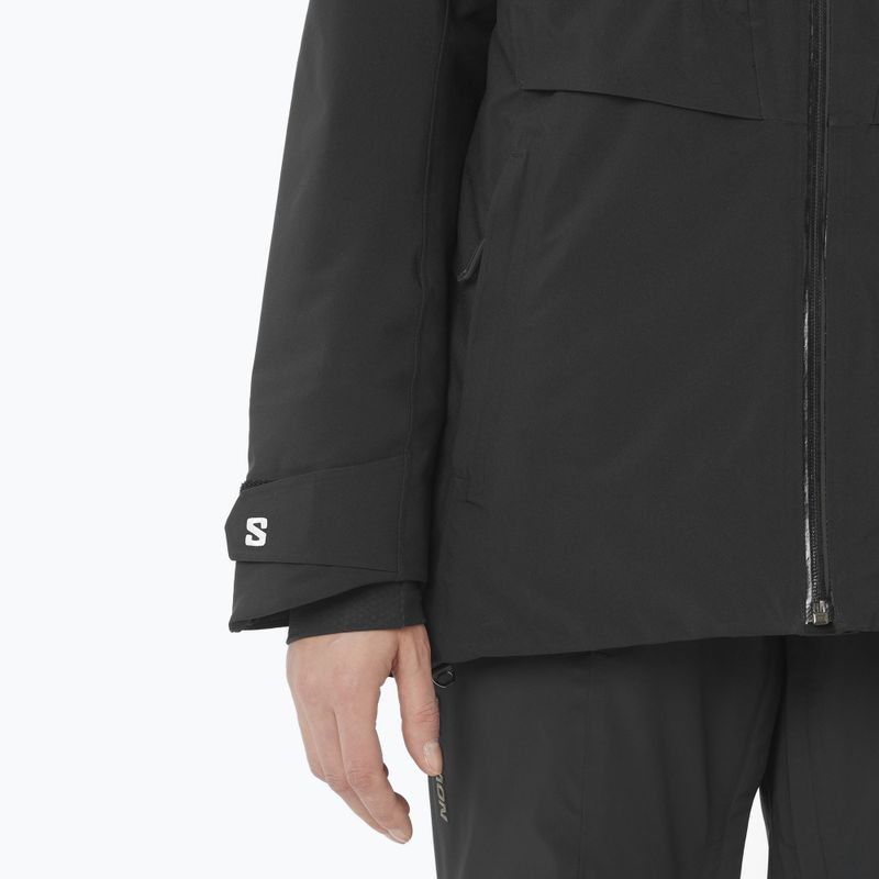 Куртка лижна жіноча Salomon Brilliant 2.0 deep black 6