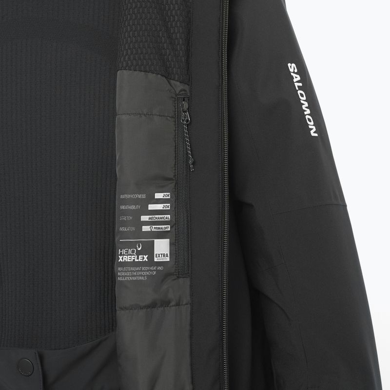 Куртка лижна жіноча Salomon Brilliant 2.0 deep black 7