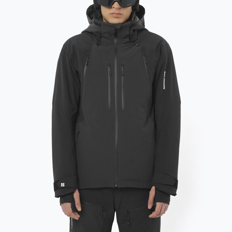 Куртка лижна чоловіча Salomon Spectral deep black
