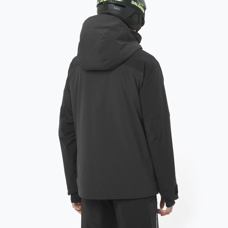 Куртка лижна чоловіча Salomon Spectral deep black 2