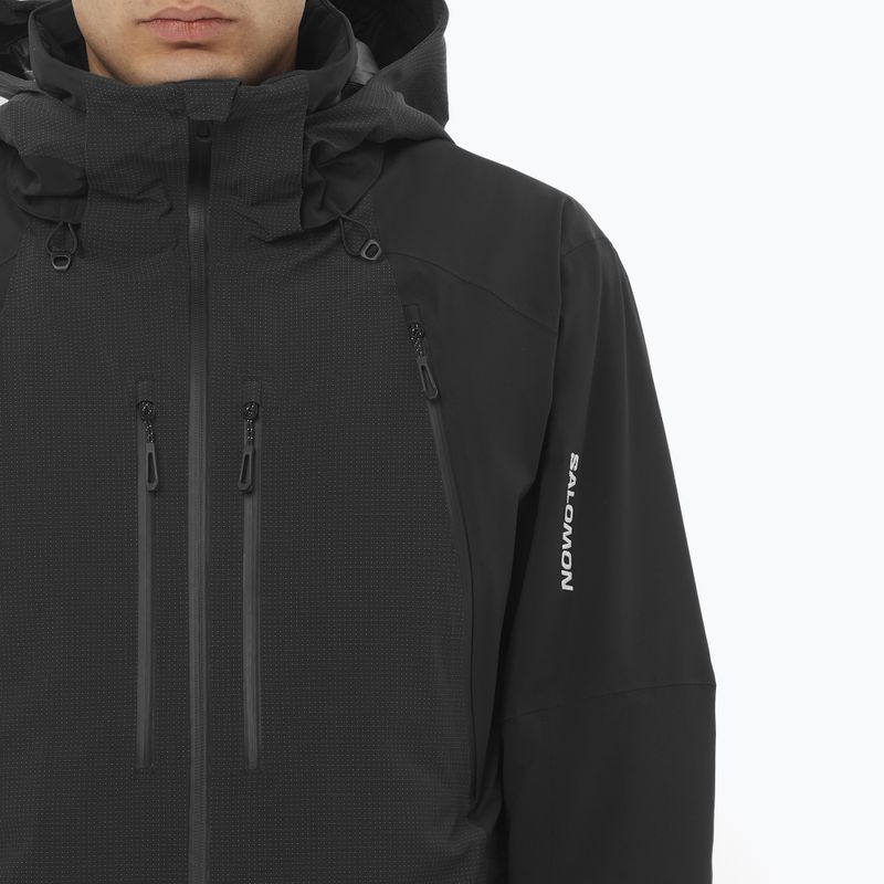 Куртка лижна чоловіча Salomon Spectral deep black 4