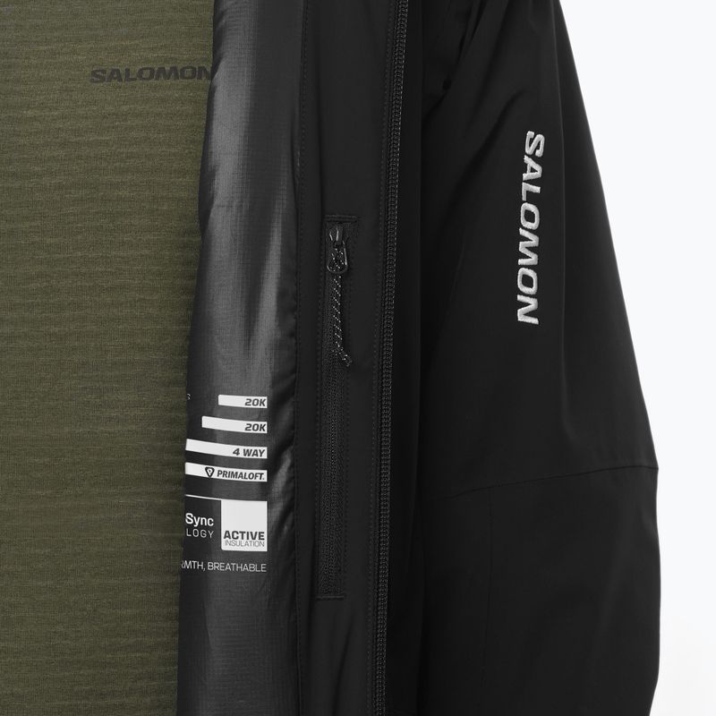 Куртка лижна чоловіча Salomon Spectral deep black 7