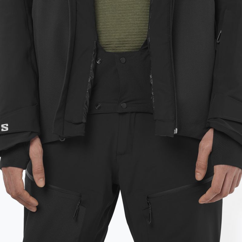 Куртка лижна чоловіча Salomon Spectral deep black 8