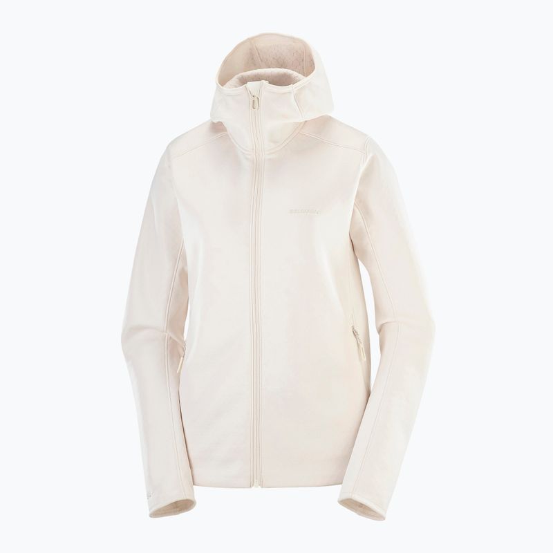 Кофта жіноча Salomon Outline Warm Fleece Hoodie whisper white 4
