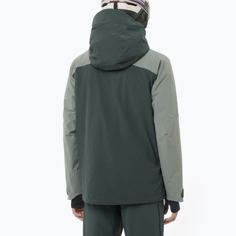 Куртка лижна чоловіча Salomon Spectral green gables/sedona 2