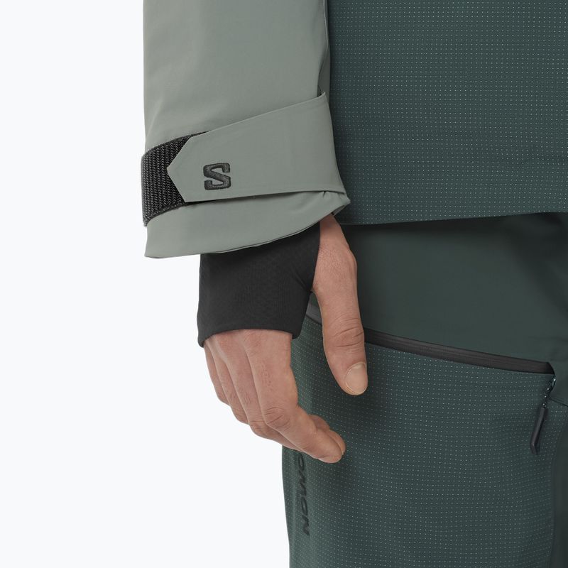 Куртка лижна чоловіча Salomon Spectral green gables/sedona 6