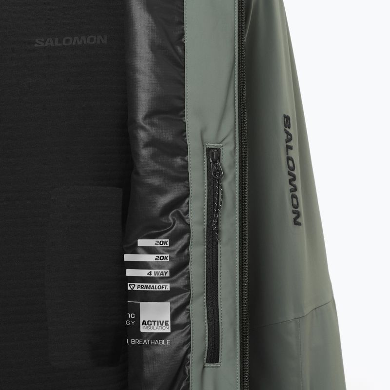 Куртка лижна чоловіча Salomon Spectral green gables/sedona 8