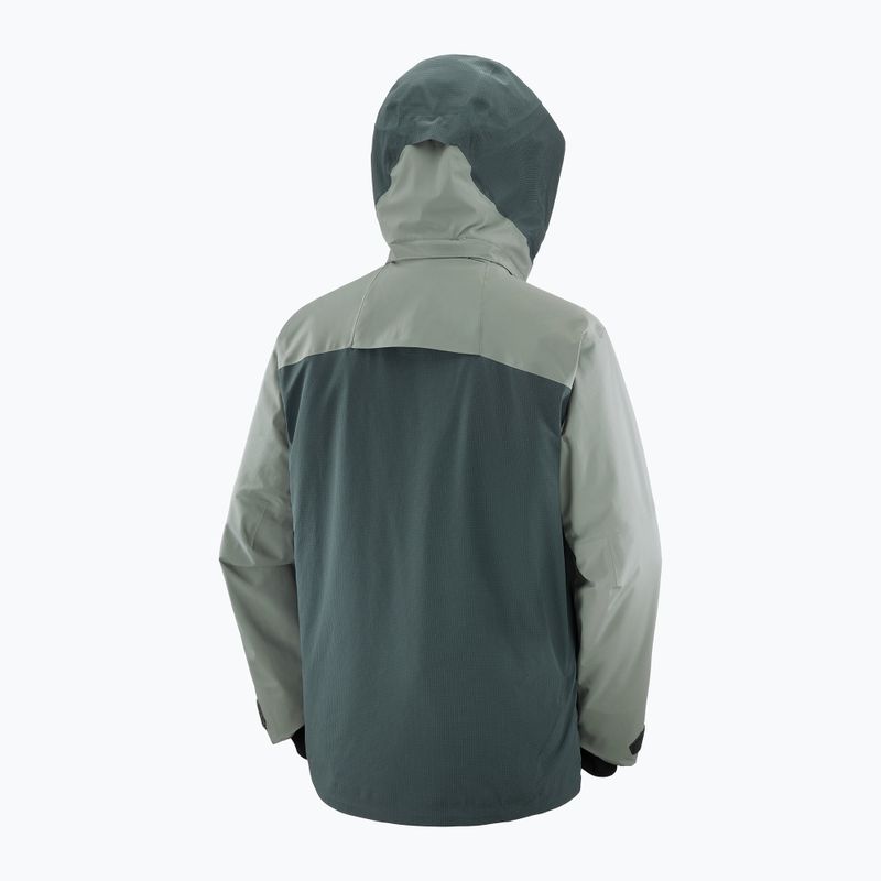 Куртка лижна чоловіча Salomon Spectral green gables/sedona 10