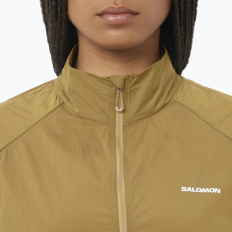 Куртка для бігу жіноча Salomon Shakeout Fly brilliant olive 3