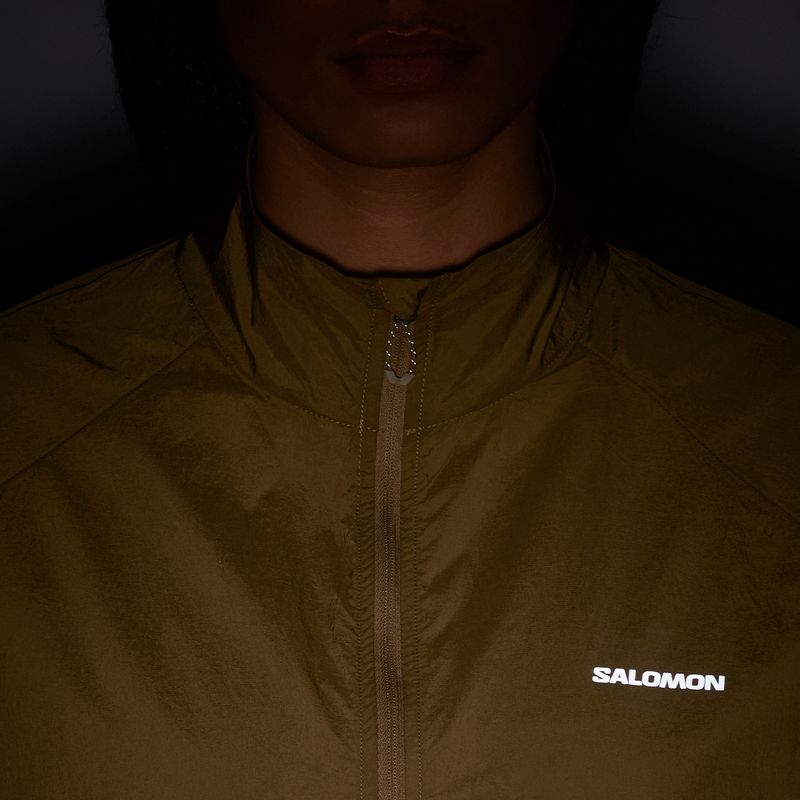 Куртка для бігу жіноча Salomon Shakeout Fly brilliant olive 6