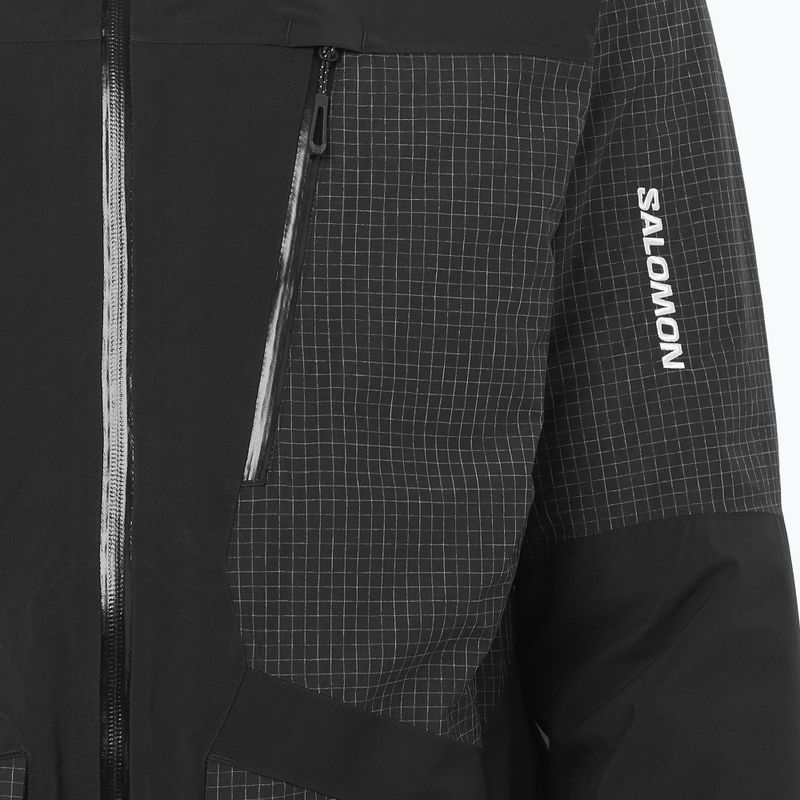 Куртка лижна чоловіча Salomon Spark deep black 4