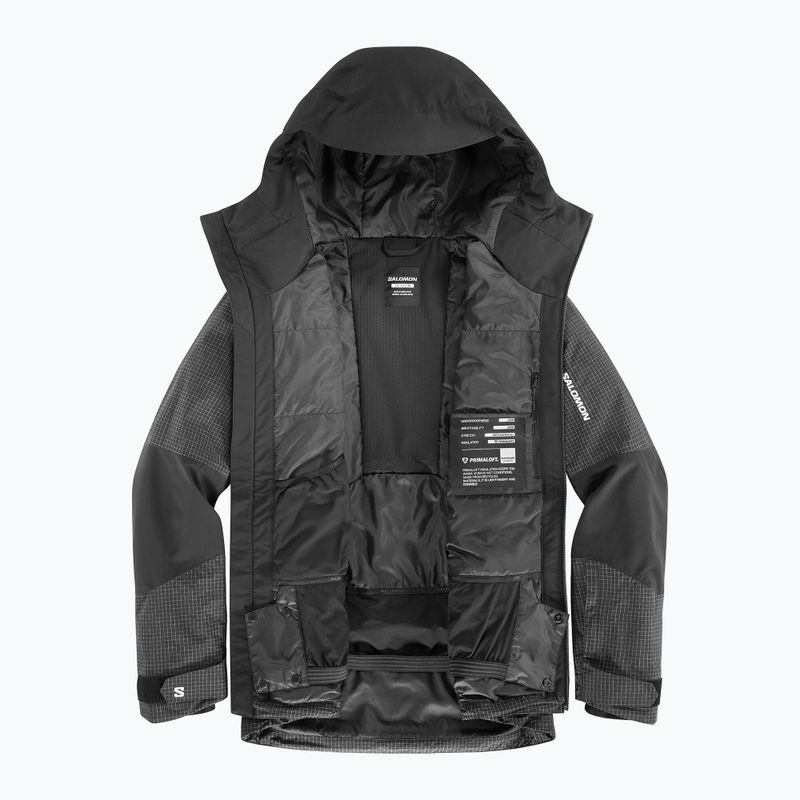 Куртка лижна чоловіча Salomon Spark deep black 9