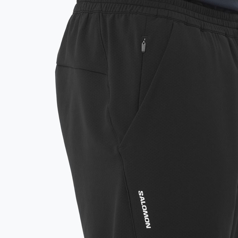 Штани для бігу чоловічі Salomon Shakeout Hexaflow deep black 4
